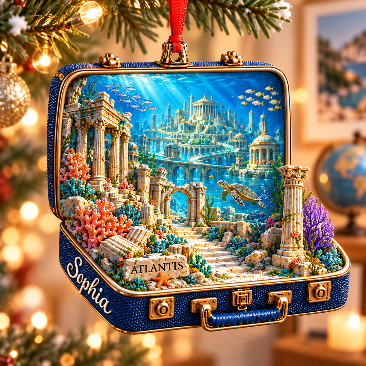 Personalized Atlantis 3D Suitcase Christmas Ornament – Lost Underwater City Keepsake & Gift for Ocean Lovers 1fc1f549-3a30-4384-8a2b-3136cd17c358-Atlantis-suitcase-ornament-on-a-Christmas-tree-1.png