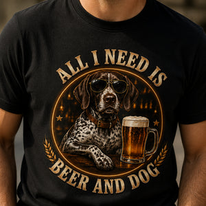 All I Need Is Beer And Dog – Custom Pet Photo Tee - Personalized T-shirt 1fe16e4d-da83-4894-aa3c-d1f614653265.jpg