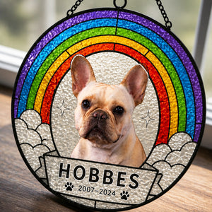 Rainbow Bridge Pet Memorial Suncatcher — Photo, Name & Years - Personalized Suncatcher Ornament 1fe86f0f-4ba8-4efd-89fd-674f2949cd72.jpg