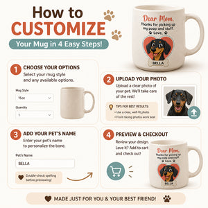 Dear Mom Pet Cartoon Portrait Pottery Mug – Name + Photo Upload - Personalized Pottery Mug 1febe011-c322-449e-8e7b-f7f6bb8a0352.jpg