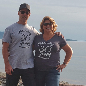 Celebrating 30 Years Of Love Anniversary - Personalized Shirt - Gift For Couple