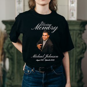 In Loving Memory Forever In Our Heart - Personalized 2 Side Printed Shirt - Memorial Gift