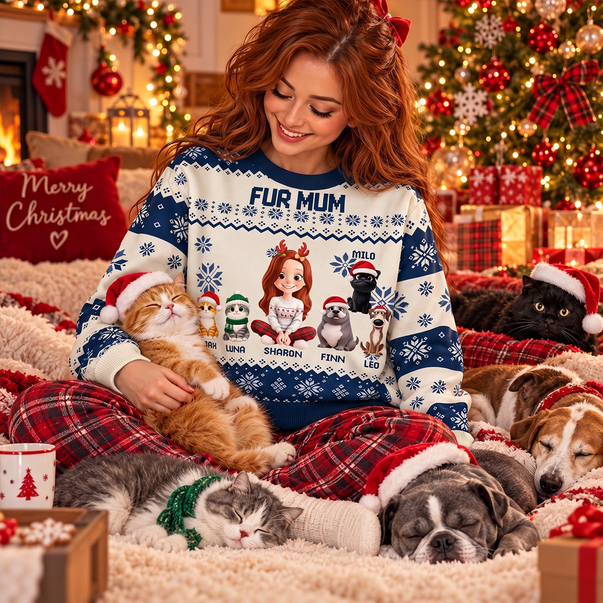 Fur Mom - Personalized 3D Sweatshirt - Christmas Gift For Dog Mom, Cat Mom 20133603-a911-4a49-909c-0efdf0d0e4e4-MOCKUP-5.png
