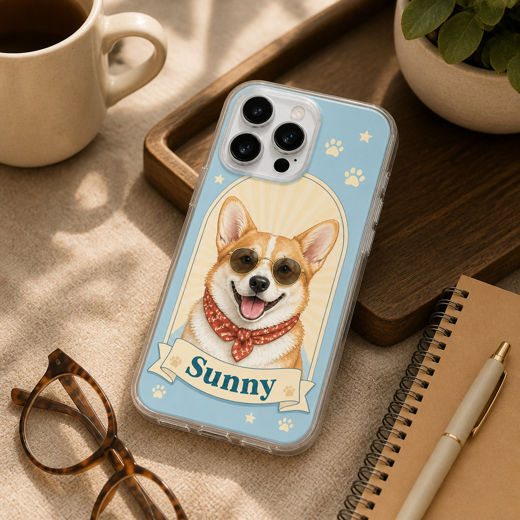 Retro Arch Custom Pet Portrait Phone Case - Personalized Phonecase 201a07ad-f5b8-420e-803d-3328918ed622.jpg