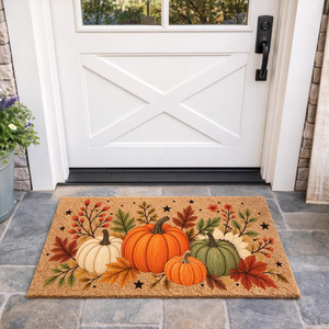 Fall Pumpkin Doormat, Autumn Door Mat, Harvest Welcome Mat, Pumpkin Front Porch Decor, Thanksgiving Doormat, Fall Outdoor Entryway Mat 2073076b-ab3c-4ecf-aecc-8790ef09f19c-2.png