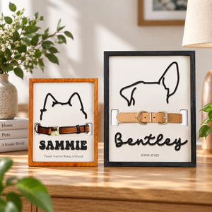 Dog Memorial Gifts For Loss Of Dog, Personalized Loss of Pet Gift, Memorial Pet Collar Holder, Memorial Frame Gift for Pet Lovers 2090399c-4dc6-4cb0-96e4-ba9320301b39-9466b925-e723-48db-824d-69db76e46be3.png