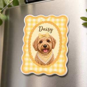 Custom Pet Portrait Retro Rosette Fridge Magnet - Personalized Custom Shape Fridge Magnet 20e43442-6dd0-4710-9329-03d10dd8d44d.jpg