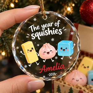 The Year I Did A Lot Of Squishy Hunting 2D Flat - Personalized Crystal Ornament - Squishy Lover Christmas Keepsake 20ebfa51-940a-4c60-be09-458ffb94d6b3-banner-4-.png