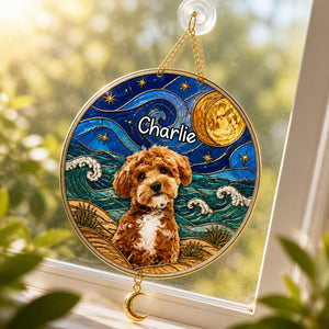 Custom Pet Portrait Night-Sky Mosaic Phone Case - Personalized 1 Layered Suncatcher with Charm 2127f03c-cd12-456e-9cfb-716771268d71.jpg