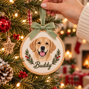 Personalized Dog Photo Embroidery Ornament, Custom Pet Portrait Gift, Dog/Cat Photo Ornament, Dog Christmas Ornament, Pet Memorial Gift 2136df83-6b57-4341-88c3-6b3ceb509bfc-eb1b7995-9b0b-465d-9d0f-d26a34e941cc.png