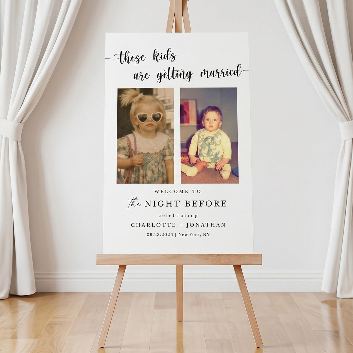These Kids Are Getting Married - Wedding Rehearsal Dinner Welcome Sign - Personalized Poster 2151e29b-82fb-48c1-b6ab-0e0e68c1d414-1.jpg