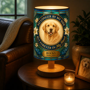 Pet Memorial Fabric Lamp – Forever In My Heart (Photo + Name + Years) - Personalized Custom Fabric Lamp 2156220e-ff18-411b-942d-ef8fa53d6469.jpg