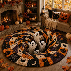 Halloween Ghost Vortex Rug, Spooky 3D Optical Illusion Floor Mat, Cute Ghost Halloween Decor, Pumpkin Witchy Rug, Fall Home Accent 216b5d74-dc92-4020-bd25-8a1d74f8a2a0-trtytr-2-.webp