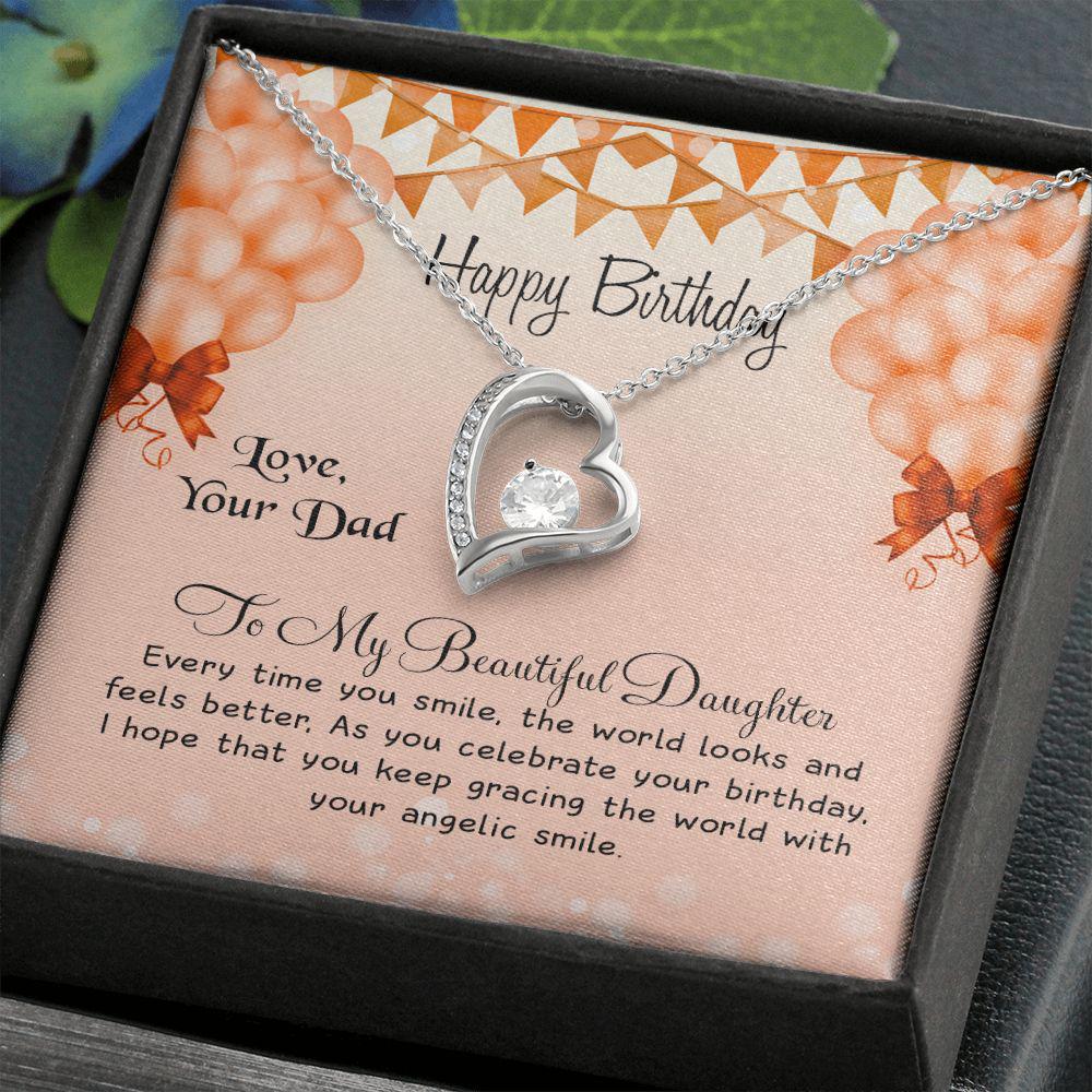 Happy Birthday To My Beautiful Daughter, Necklace With Message Card, For Daughter, For Daughter, From Dad To Daughter 218.jpg