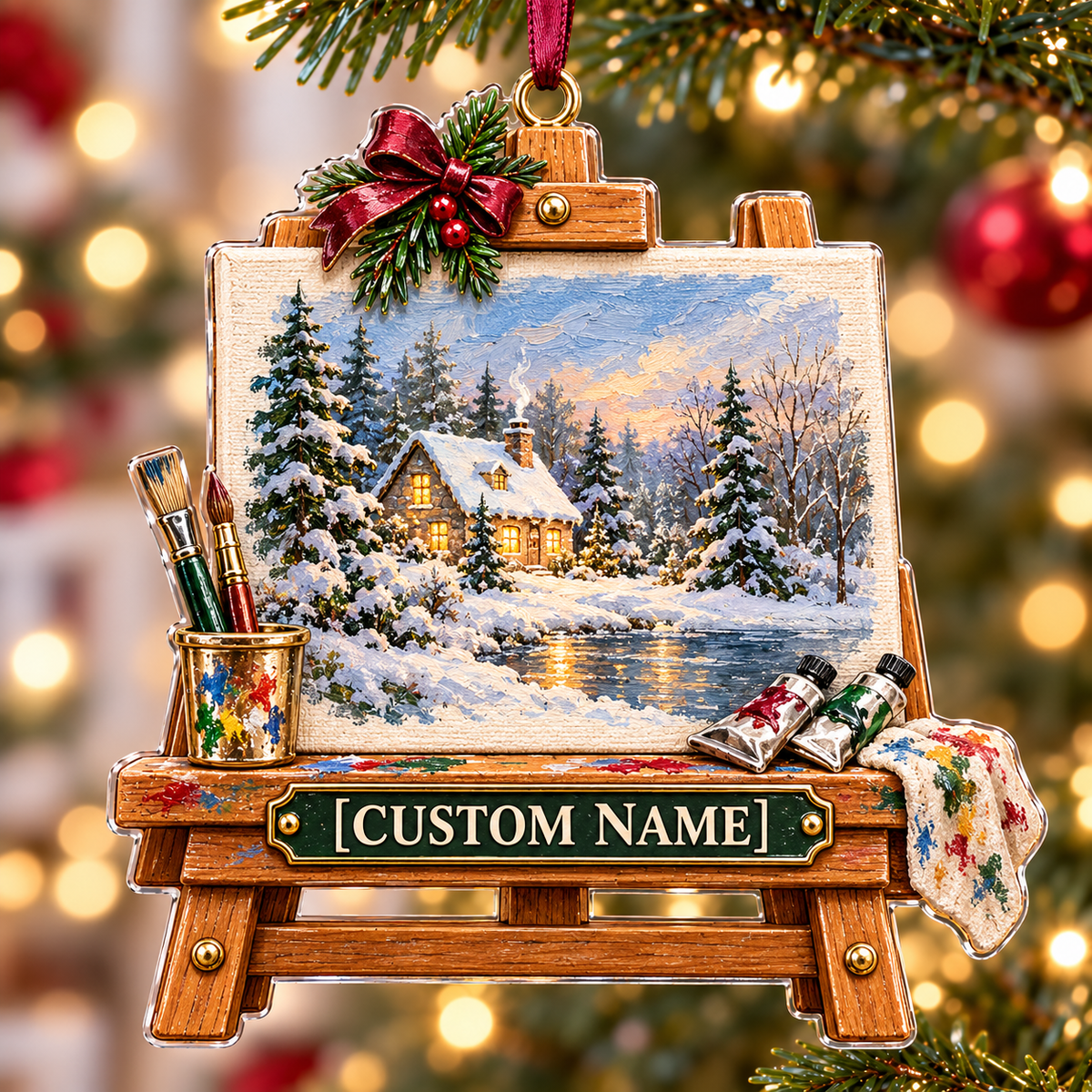Personalized Artist Christmas Ornament – Winter Landscape Painting Easel with Custom Name, Gift for Painters 21a252cd-2771-41e8-883d-221f323b0142-Image-Sep-29-2026-11_51_59-AM.png