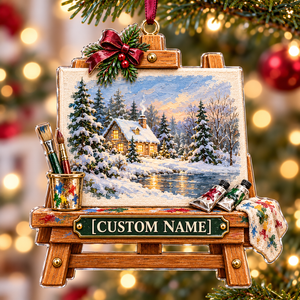 Personalized Artist Christmas Ornament – Winter Landscape Painting Easel with Custom Name, Gift for Painters 21a252cd-2771-41e8-883d-221f323b0142-Image-Sep-29-2026-11_51_59-AM.png