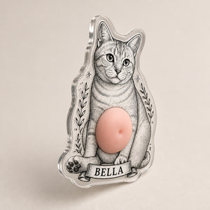 Custom Pet Portrait Engraved Magnet – Laurel Medallion - Personalized Acrylic Refrigerator Magnet - Soft Rubber Belly 21b99c48-88c8-40dd-9714-bcb249c1e845.jpg