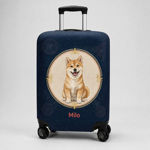 Custom Pet Portrait Luggage Cover – Travel Badge Edition - Personalized Luggage Cover 21f637fd-3958-4c78-a325-5fa90020162e.jpg