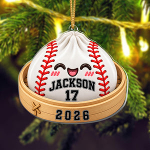 Personalized Softball Dumpling Ornament, Squishy Dumpling Acrylic Ornament, Custom Name Softball Player Christmas Gift 220ade19-ab01-4796-9b75-e6be51812558-2.jpg
