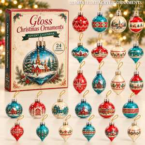 Acrylic Gloss Christmas Advent Calendar 2026 - 24-Day Festive Countdown, Acrylic Charms Blind Box - Gift For Christmas Lovers 221eec98-5fab-4937-a3d6-b44d2b020ed3-gloss-ornament-text.png