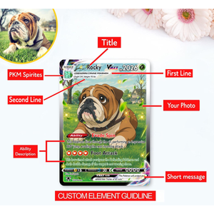 Personalized PKM Card Using Pet Photo, Your Pet as a PKM Card, Custom Pet Photo Gift, Cat Dad Gift, Pet Lover Gift, Pet Memorial Art 2258fb49-e1c3-446e-a99d-7095df6e415b-6.png