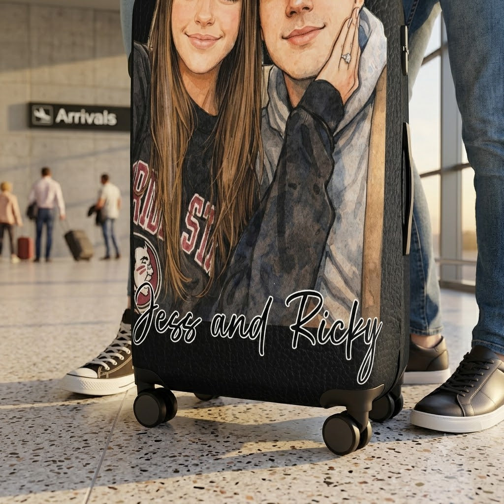 Adventure Together - Personalized Custom Luggage Cover
