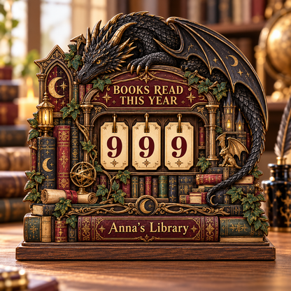 Personalized Wooden Book Tracker – Custom Name & Reading Count, Fantasy Dragon Bookshelf Decor, Book Lover Gift, Reading Challenge Gift for Bookworms 225ff5de-c969-45a5-aa8b-47c7a0c2c502-9e7b0c61-68a1-46c6-8554-25ec0cfae791.png
