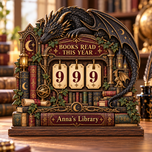 Personalized Wooden Book Tracker – Custom Name & Reading Count, Fantasy Dragon Bookshelf Decor, Book Lover Gift, Reading Challenge Gift for Bookworms 225ff5de-c969-45a5-aa8b-47c7a0c2c502-9e7b0c61-68a1-46c6-8554-25ec0cfae791.png