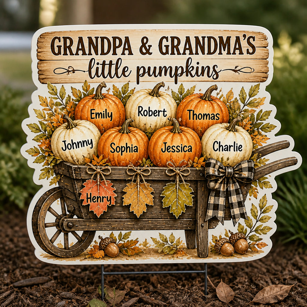 Grandpa & Grandma's Little Pumpkins – Personalized Yard Sign - Personalized Yard Sign 2268cf2d-6aee-4ea2-b995-8253b1c55cda.jpg