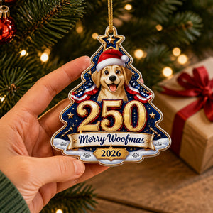 250 Merry Woofmas 2026 Tree-Shape Ornament - Shape Ornament 226913d3-b42c-43f2-a906-f041eb1e46cd.jpg