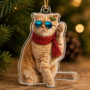 Custom Pet Photo Cutout Acrylic Ornament with Mirrored Shades - Personalized Laser Cut Custom Shape Ornament 228c08f3-6ec3-40c2-8b6f-4ae3e77f38d0.jpg