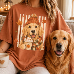 Fall Dogs Comfort Colors Shirt 120+ Dog Breeds, Personalized Dog Mom Tee, Autumn Cosy Dog T-Shirt, Pumpkin Spice Autumn Custom Pet Portrait 229290f9-e912-4546-9179-c82c8d2bacfd-3.jpg