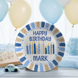Personalized Birthday Plate with Name, Custom Happy Birthday Keepsake Plate for Kids, Ceramic Birthday Dish Gift, Baby Birthday Plate Decor 2299f501-231d-4605-9ebe-3d96bd3253ba-6.jpg