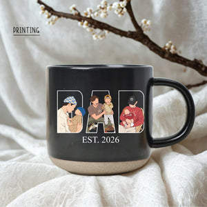 Personalized Dad Photo Mug, Custom Father s Day Gift, Daddy Picture Collage Mug, Birthday Gift for Dad, Photo Coffee Mug, Gift for Husband