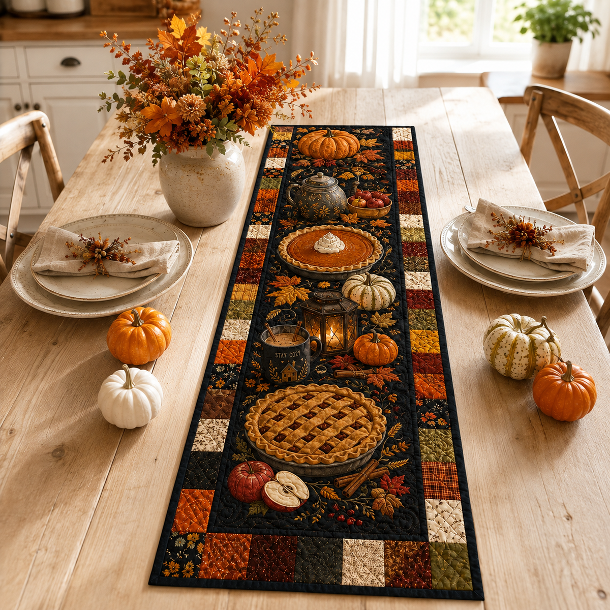 Fall Quilted Table Runner, Pumpkin Pie & Apple Harvest Patchwork Runner, Cozy Thanksgiving Farmhouse Table Decor 22a2f9d2-d4f3-4198-a42b-809154106754-Image-Aug-13-2026-12_00_04-PM-1-.png