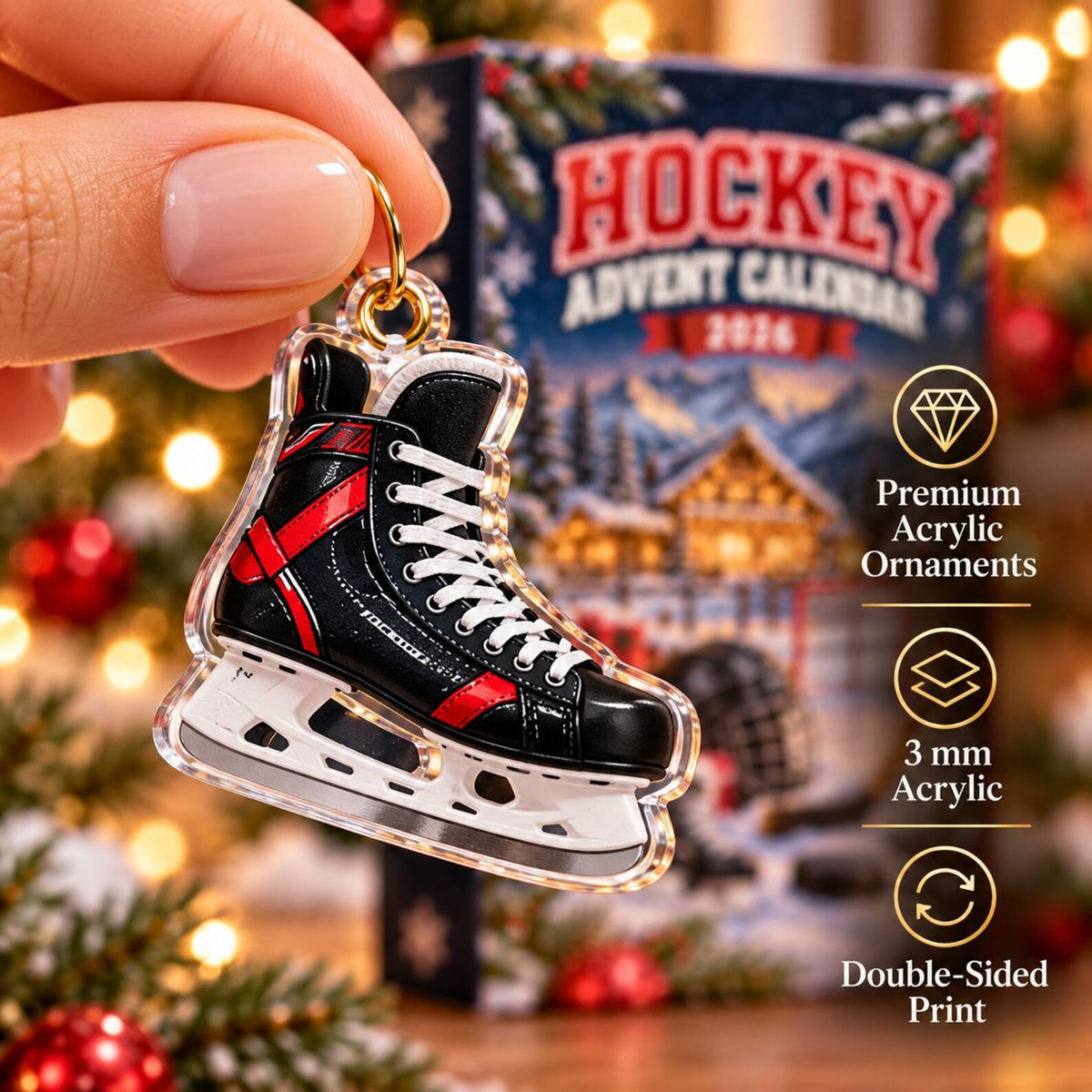 Personalized Hockey Advent Calendar 2026, 24 Acrylic Ornaments, Ice Hockey Christmas Countdown, Hockey Player Gift for Kids 22f3035e-647e-47e3-bbd2-6944606d13d9-il_1588xN.8591358898_6get.jpg
