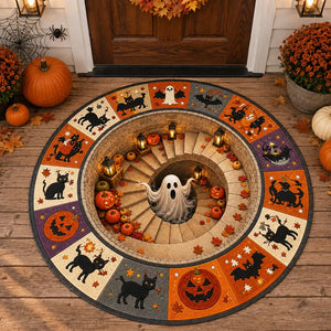 Halloween Pumpkin 3D Illusion Rug, Spooky Vortex Floor Decor, Gothic Home Accent, Scary Bottomless Pit Home Decor, Halloween Party Rug 22f47df4-1c0b-4f9f-8db9-bc04b4f4a5c5-khj-4-.webp