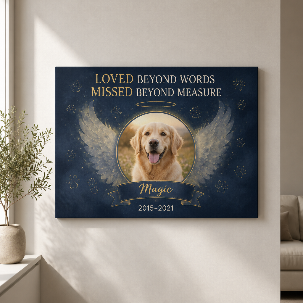 Pet Memorial Photo Canvas – Loved Beyond Words - Personalized Canvas 2301f6db-9a1b-4236-a44f-3669d075a831.png