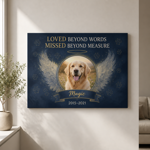 Pet Memorial Photo Canvas – Loved Beyond Words - Personalized Canvas 2301f6db-9a1b-4236-a44f-3669d075a831.png