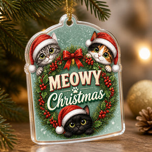 Meowy Christmas Cats – Transparent Acrylic Ornament - Personalized Transparent Acrylic Ornament 230e8695-0096-4310-888a-e23af03ec4f1.jpg
