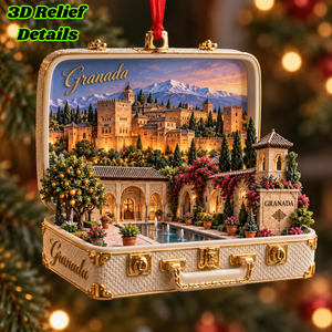 Personalized Granada Christmas Ornament – Custom Name 3D Alhambra Travel Keepsake for Spain Lovers & Travelers 232b4151-a37b-4da1-891b-46d38a2e5de6-mockup-annotated-1789439184829.png