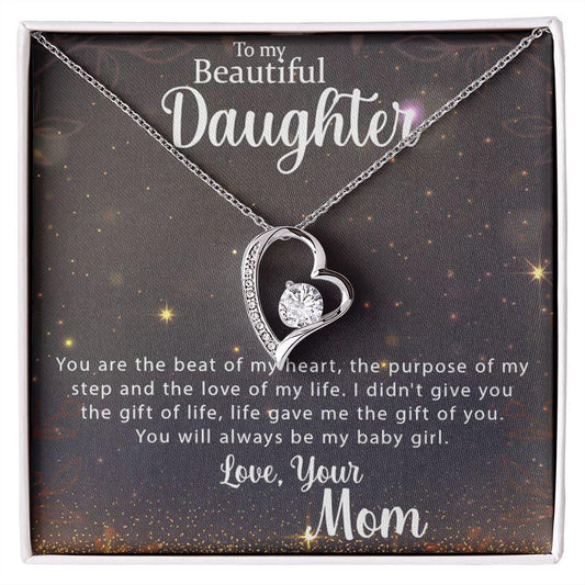 I Didn't Give You The Gift Of Life, Necklace With Message Card, Birthday Gift, Meaningful Gift, Gift For Daughter, From Mom To Daughter 234.jpg