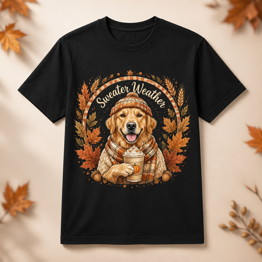 Custom Fall Pet Portrait Tee – Pumpkin Spice Season - Personalized T-shirt 2347d228-4251-4beb-b9de-9cd8b3b49a9e.png
