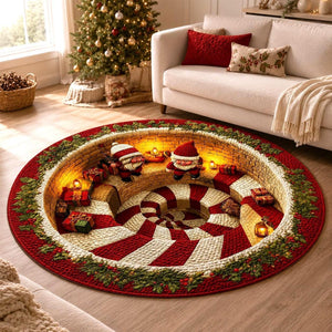 Christmas 3D Illusion Rug, Santa Gnome Round Area Rug, Candy Cane Spiral Floor Mat, Holiday Living Room Decor, Xmas Gift 23489804-666d-4e2e-b7ca-31beba0e5a2d-1.jpg