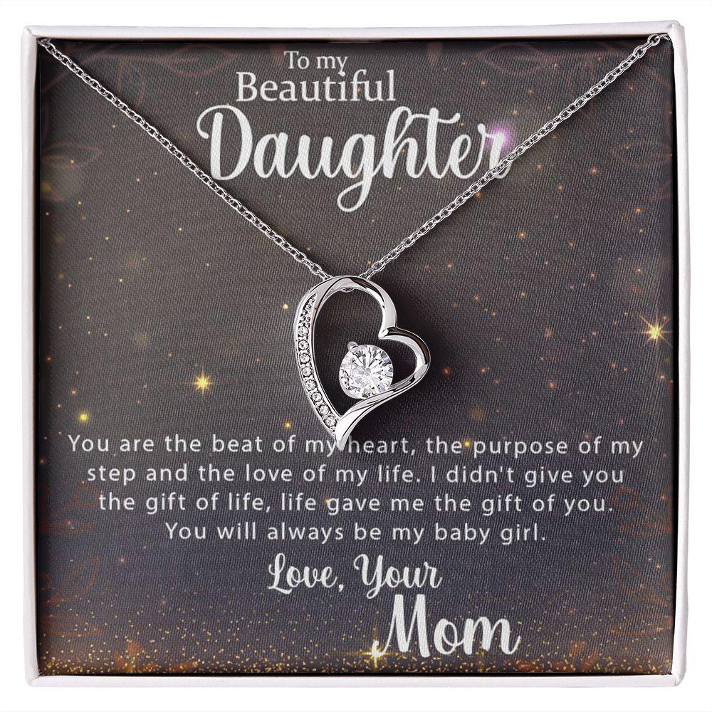 I Didn't Give You The Gift Of Life, Necklace With Message Card, Birthday Gift, Meaningful Gift, Gift For Daughter, From Mom To Daughter 234.jpg