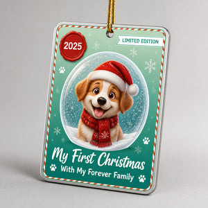 2025 Pet Adoption First Christmas Ornament – Limited Edition - Aluminum Ornament 234bf62a-9483-49e6-821c-fbf8e9df5ef8.jpg