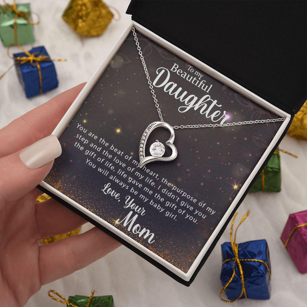 I Didn't Give You The Gift Of Life, Necklace With Message Card, Birthday Gift, Meaningful Gift, Gift For Daughter, From Mom To Daughter 235.jpg