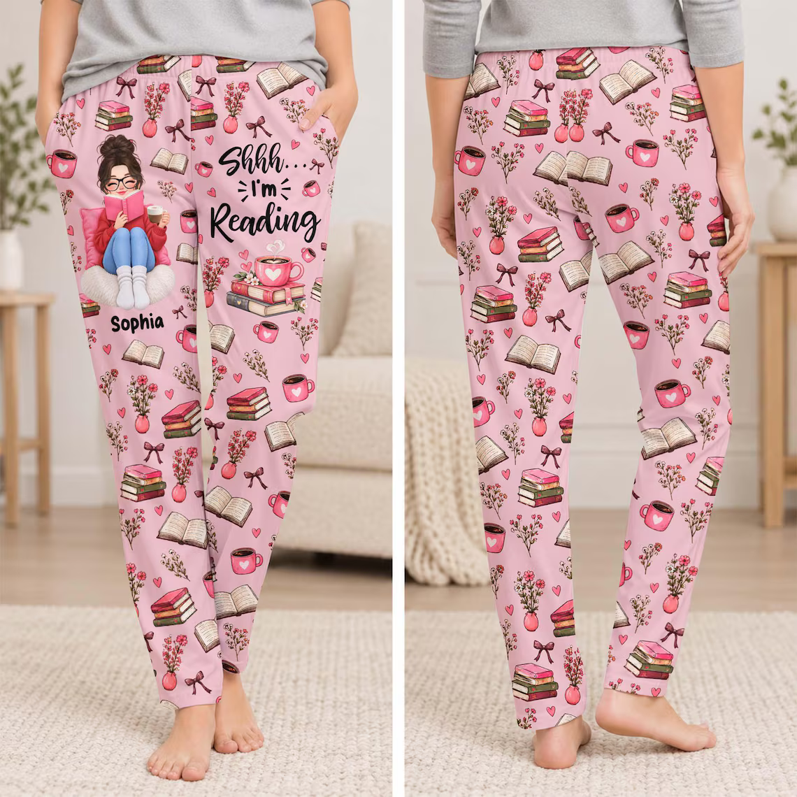 Personalized Book Lover Pajama Pants, Custom Name Reading Lounge Pants, Bookworm Gift for Women 236d739c-56bd-444d-ac4a-3da0d752ed39-8_converted.png
