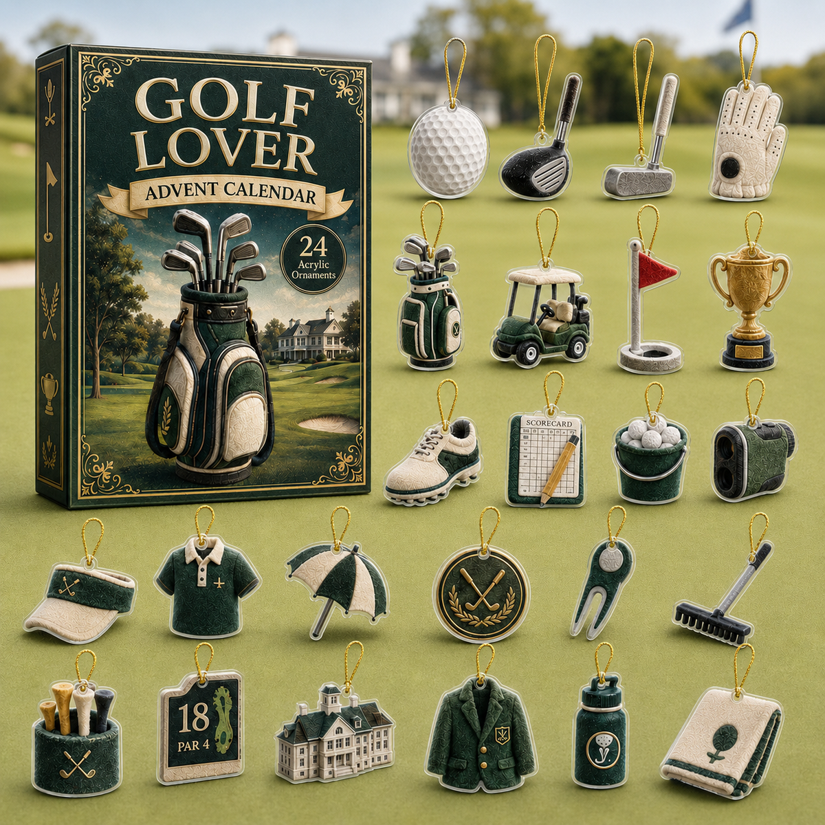 Golf Lover Advent Calendar 2026 - 24-Day Festive Countdown, Acrylic Charms Blind Box - Gift For Sports Lovers 237400c5-58ec-47d3-b109-c35363bfbf4f-box-charms-golf.png