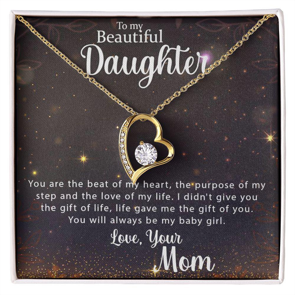 I Didn't Give You The Gift Of Life, Necklace With Message Card, Birthday Gift, Meaningful Gift, Gift For Daughter, From Mom To Daughter 237.jpg